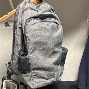 Vera Bradley Gray Backpack with Black Accents